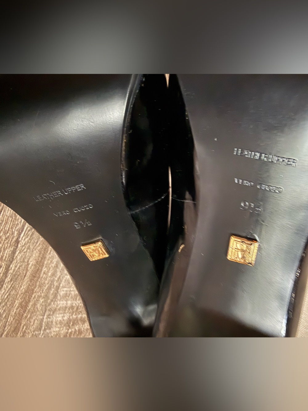 Pour La Victoire Irina Black Patent Leather Platform Pumps sz 9.5 - Picture 5 of 9
